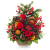 Christmas Flowers Delivery in Blackrock - Christmas Basket Arrangement