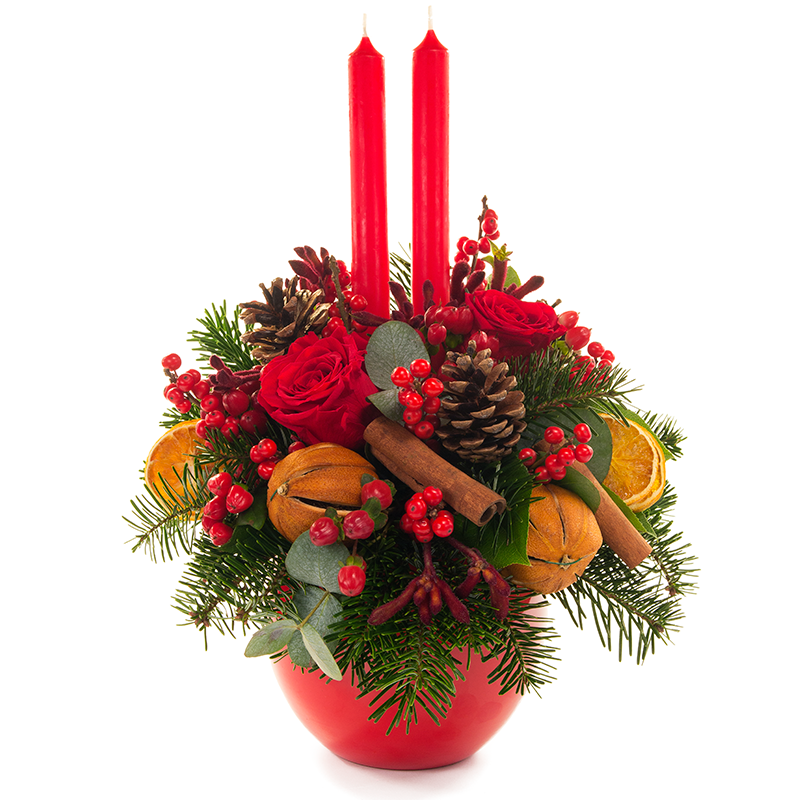 Flowers Delivery in Blackrock Dublin - Christmas Table Arrangement