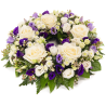 White and Purple Wreath